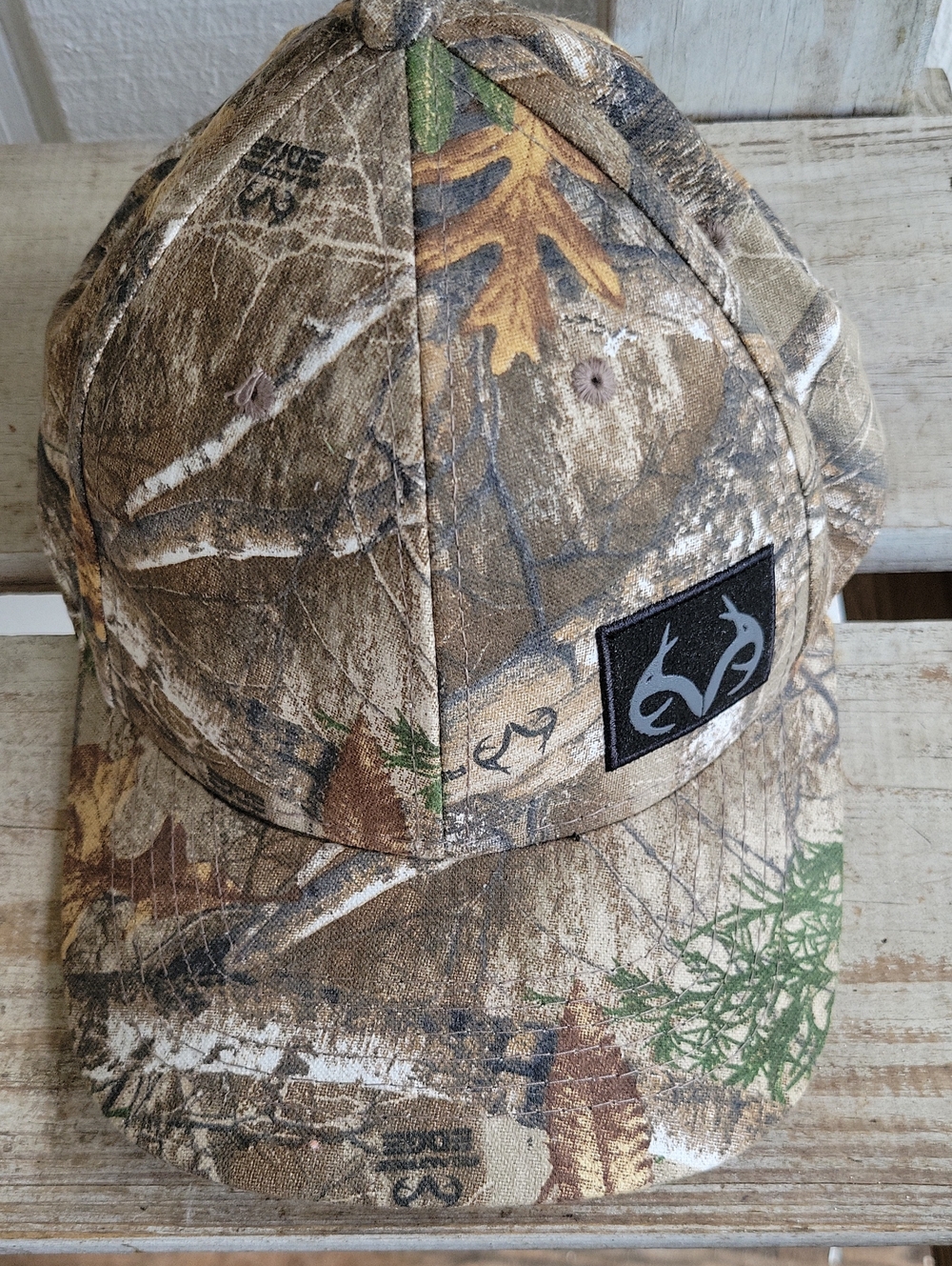 Realtree Camo Hat in Brown and Green Tones
